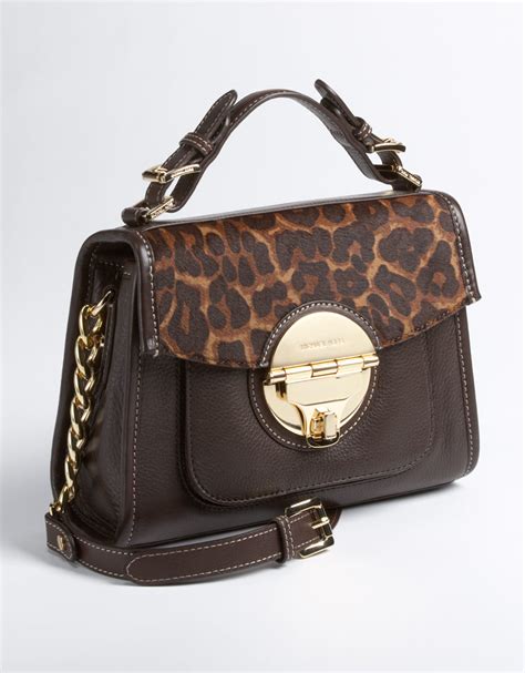 sac leopard michael kors|Michael Kors opened satchel purse.